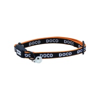 DOCO Ошейник для кошек с логотипом 1.0 X 19-31cm черный  арт.DCAT203-01