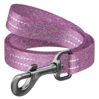 Collar Поводок WAUDOG Re-cotton светоотражающий 20 мм х 150 см фиолетовый арт.40149