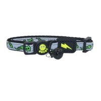 DOCO Reflective Ошейник для кошек светоотражающий 1.0 X 19-31cm лайм  арт.DCAT011-07