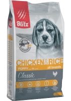 BLITZ PUPPY Chicken&Rice для щенков Курица Рис 2кг арт.680726