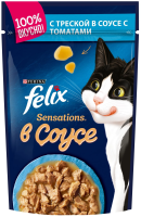 Felix SensationsТреска в соусе с томатами 75гр арт.149152