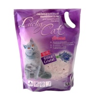 Силикагелевый впитывающий наполнитель Aroma с ароматом лаванды 3.8л Lucky Cat арт.71830