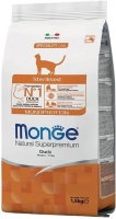 MONGE Cat Monoprotein Sterilised Duck Корм для стерилизованных кошек Утка 1,5кг арт.1952