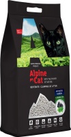 Наполнитель Alpine Cat бентонит 10л Актив. уголь+зелёный чай   арт 101481