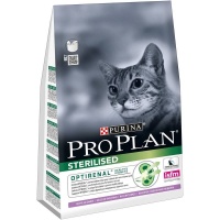 PRO PLAN для стерилизованных кошек с индейкой 3кг Purina арт.12171006