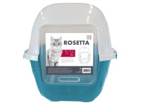 M-Pets Туалет для кошек Rosetta 50х43х45 см синий арт.20100109