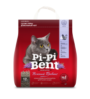 Pi-Pi-Bent Наполнитель комкующийся Нежный прованс 12л/5кг  арт.801045