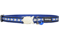 Red Dingo Ошейник для кошек светоотражающий 12mm x 20-32cm  Dark Blue арт.CC-RF-DB-12