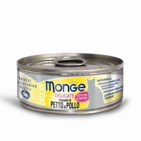 Monge Cat Delicate кусочки курицы для кошек банка 80гр  арт.7283