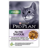 PRO PLAN Sterilised для стерилизованных кошек с индейкой 85гр Purina арт.12287047
