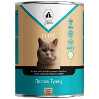 Elite Кошка СА-12 паштет желе лосось тунец 375гр арт 258952