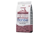 MONGE Dog Monoprotein ALL BREEDS ADULT Beef&Rice Корм для собак всех пород Говядина/рис 2,5кг арт.4947