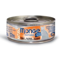 Monge Cat Natural для кошек Тихоокеанскийl тунец Лосось 80гр  арт.7245