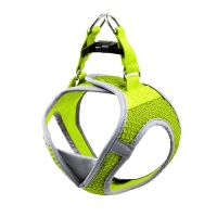 DOCO Athletica QUICK FIT Шлейка для собак Маечка светоотражающая 47-50cm / 7-9kg лайм  арт.DCA308-S7L
