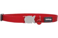 Red Dingo Ошейник для кошек  Classic 12мм х 20-32см красный арт.CC-ZZ-RE-12