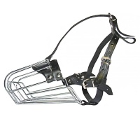 Намордник-сетка металлическая на колли и овчарку с длинной мордой Belprofidog арт.BEL84