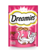 Лакомства для кошек Dreamies с говядиной 60гр арт.9123072