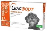Селафорт д/собак массой 5,1-10,0кг 60мг/0,5мл  арт.706555