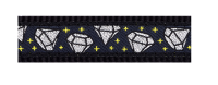 Red Dingo Ошейник для кошек 12mm x 20-32cm Diamond Black  арт.CC-DM-BB-12