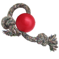 Мяч с канатом для собак KONG Ball with Rope Ø6,5см  арт.KB21