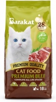 Barakat Сухой корм д/кошек с Говядиной 28% протеин, 18кг