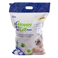 Силикагелевый наполнитель нейтральный без запаха 11л Happy Cat plus арт.CP746168