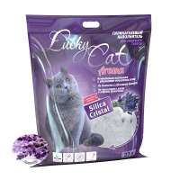 Наполнитель силикагелевый LuckyCat 22л/10кг лаванда арт.CP000089