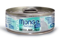 Monge Cat Natural для кошек Морепродукты Курица 80гр  арт.7269