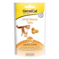 GimCat MultiVitamin Tabs Витамины для кошек для поддержания иммунитета 40г ~67шт  арт.418704