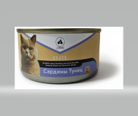 Elite Кошка СА-16 ПаштетЖеле  СардиныТунец 80гр  арт 262348
