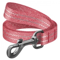 Collar Поводок WAUDOG Re-cotton светоотражающий 20 мм х 150 см красный арт.40143