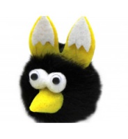 Игрушка для кошек "Ушастик Викентий" из натур норки 6х5х4см арт.sh-07532