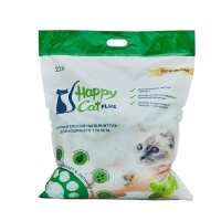 Наполнитель Happy Cat Plus селикагелевый яблоко 22л
