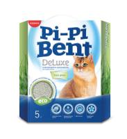 Pi-Pi-Bent Deluxe Наполнитель комкующийся Fresh grass 5кг арт.800840