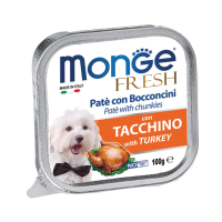 Monge Fresh влажный корм для собак нежный паштет из индейки 100гр арт.1302