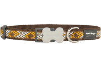 Red Dingo Ошейник для собак Monty 25mm x 41-63cm коричневый арт.DC-MY-BR-25