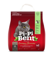 Pi-Pi-Bent Наполнитель комкующийся Сенсация свежести 12л/5кг  арт.CP19 Pi-Pi-Bent Наполнитель комкующийся Сенсация свежести 12л/5кг  арт.CP19