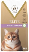 Elite Cat Delicate Beef  Корм д/кошек с говядиной  1,5 кг арт 257429