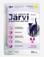 Jarvi Preventive diet line Urinary, Паучи д/кошек,профилактика МКБ, Курица, 85гр