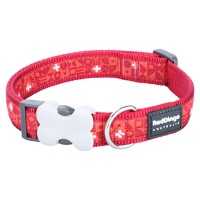 Red Dingo Ошейник для собак 20mm x 31-47cm Swiss Cross арт.DC-SC-RE-20