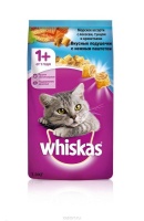 Вискас для кошек вкусные подушечки с нежным паштетом с лососем 1,9кг Whiskas арт.79020082
