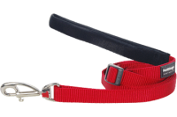 Red Dingo Поводок для собак Classic 12mm x 1.8m красный арт.L6-ZZ-RE-12
