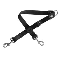 DOCO Signature Поводок-сворка для собак 2.0 x 30-40cm черный  арт.DCSX2-01M