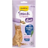 GimCat Snack CREAM Tuna Grass Кремовый снэк Тунец Травы 6х15гр  арт 422565