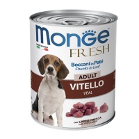 Monge Fresh влажный корм для собак паштет из телятины 400гр арт.4458