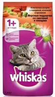 Вискас для кошек подушечки с паштетом с говядиной 1,9кг Whiskas арт.79020081