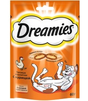 Лакомства для кошек Dreamies с курицей 60гр арт.9123058