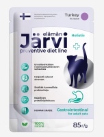 Jarvi Preventive diet line Gastrointestinal, Паучи д/кошек,ЖКТ, Индейка, 85гр