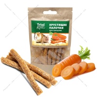 Triol Хрустящие палочки д/грызунов с морковью 30гр  арт  057133