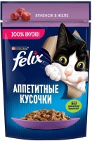 Felix Аппетитные кусочки Ягненок в желе 75гр арт.141576